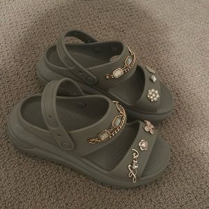 Crocs, Jewels Included. Brand New